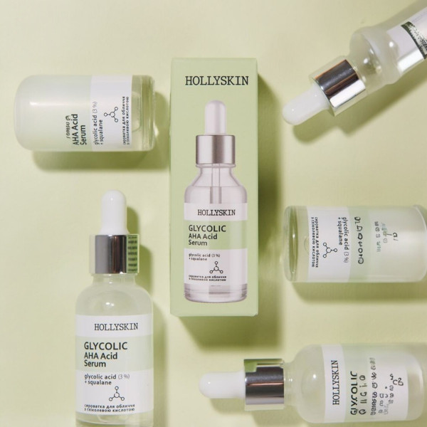 HOLLYSKIN Glycolic AHA Acid Serum – WELL.UA – Фото 3