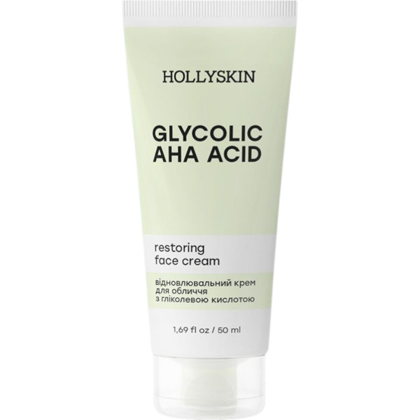 WELL.UA - Glycolic AHA Acid restoring face cream
