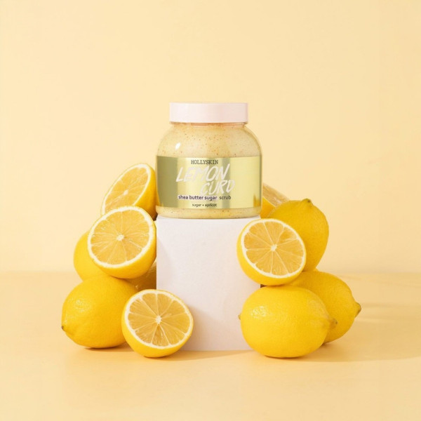 HOLLYSKIN Lemon Curd shea butter sugar scrub – WELL.UA – Фото 2