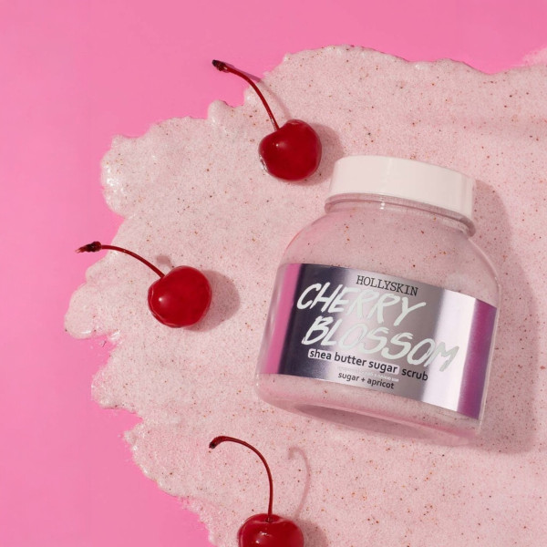 HOLLYSKIN Cherry Blossom shea butter sugar scrub – WELL.UA – Фото 2