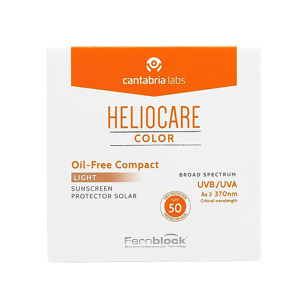 CANTABRIA LABS Heliocare Oil-Free Color Compact SPF 50 Sunscreen Light – WELL.UA – Фото 2