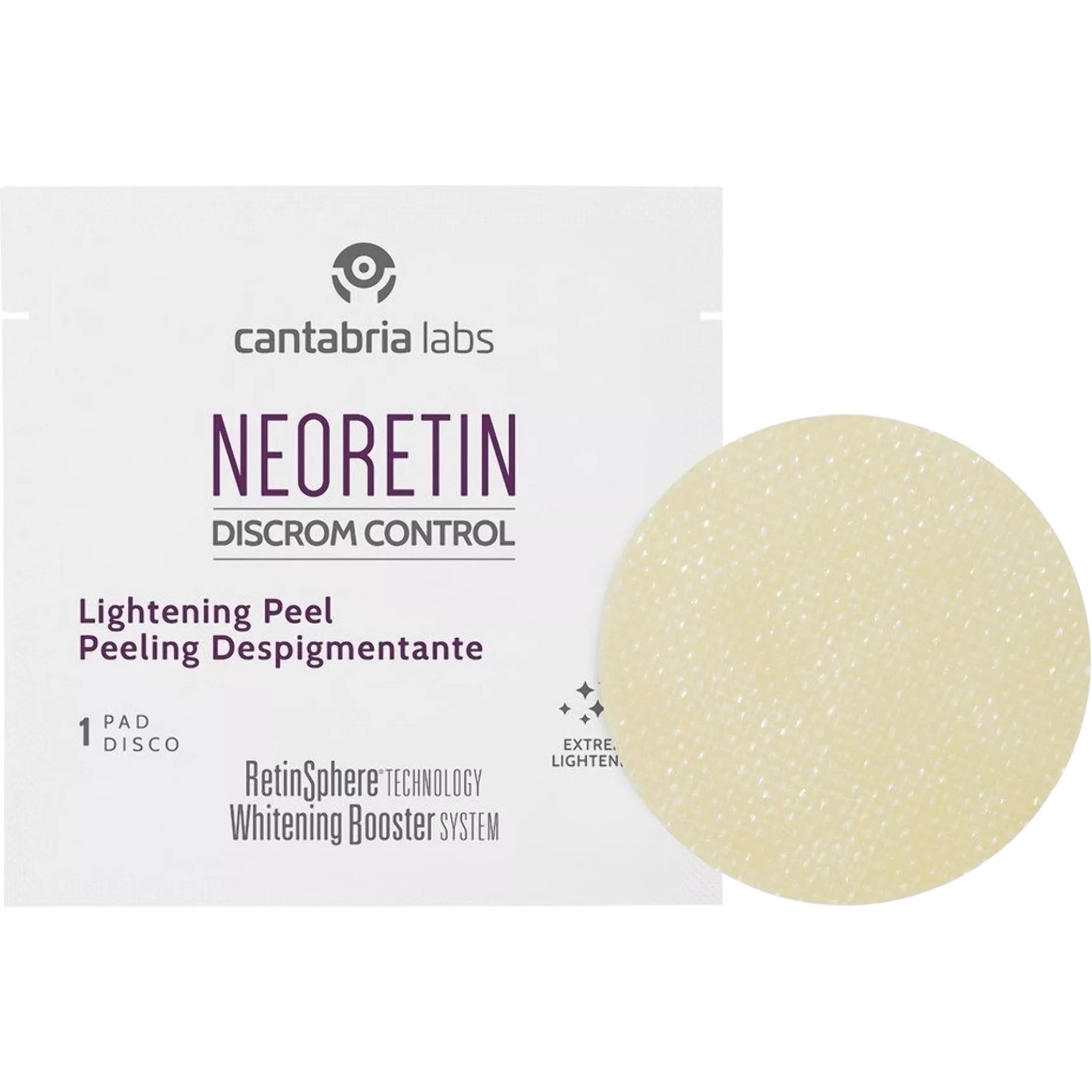 CANTABRIA LABS Neoretin discrom control pigment peel pads – WELL.UA – Фото 1