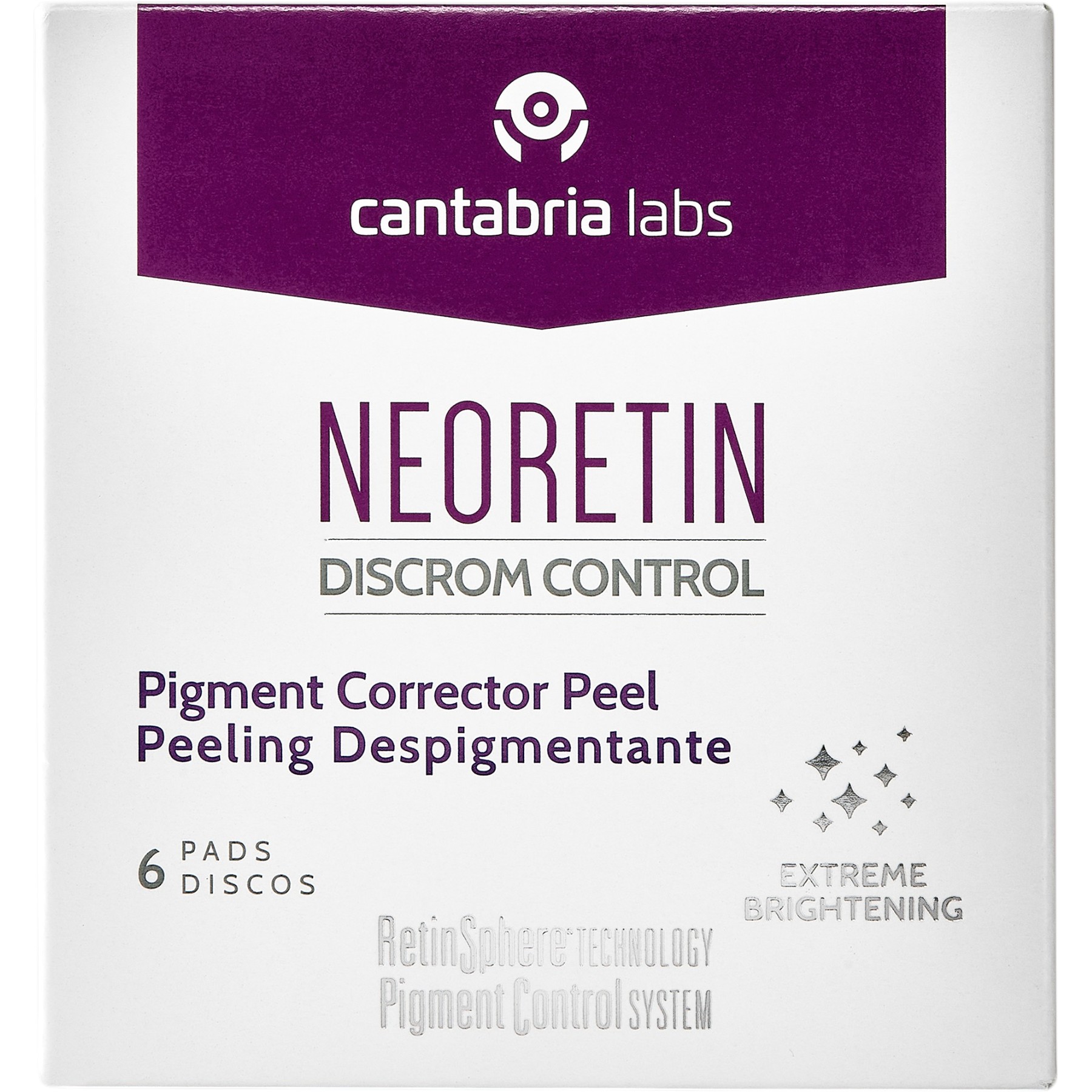 CANTABRIA LABS Neoretin discrom control pigment peel pads – WELL.UA – Фото 3