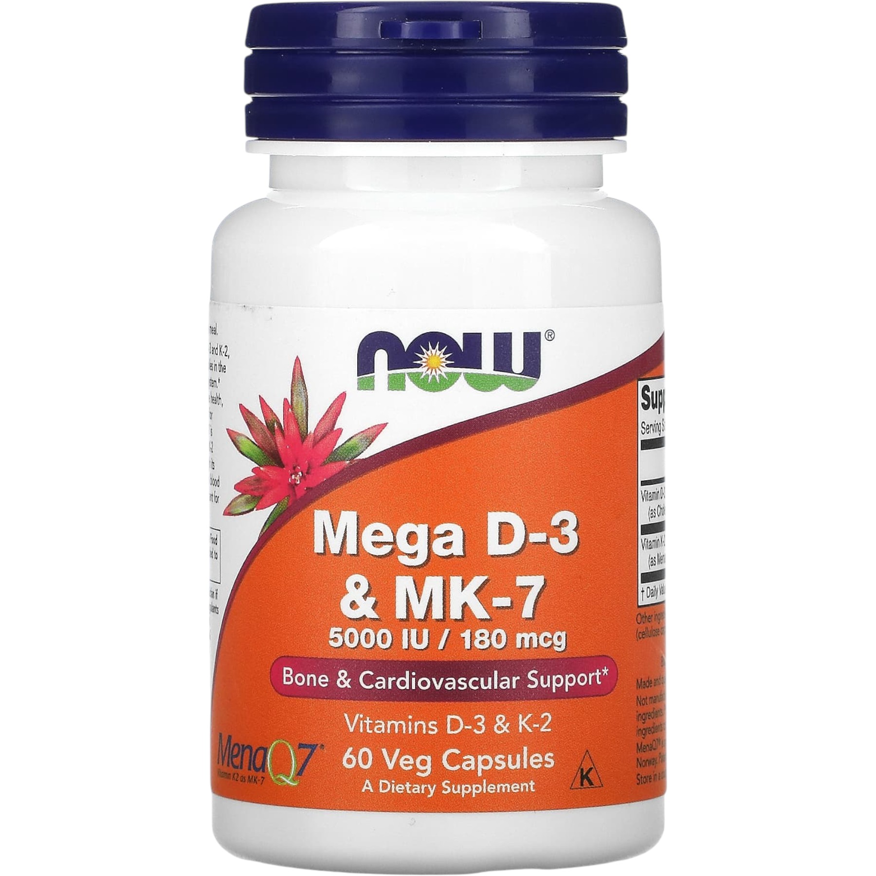 MEGA D-3 & MK-7  60 VCAPS – WELL.UA
