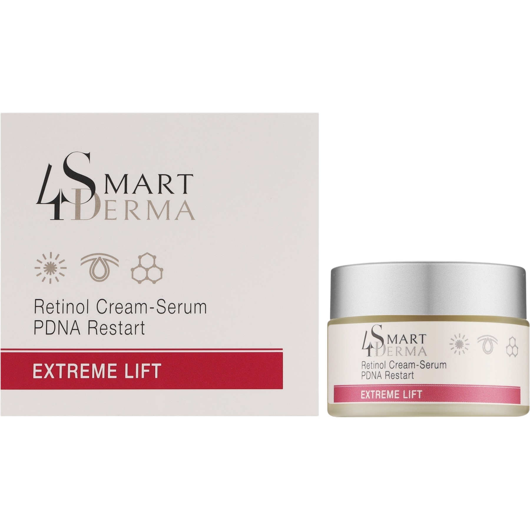 SMART4DERMA Retinol Cream-Serum PDNA Restart – WELL.UA – Фото 2
