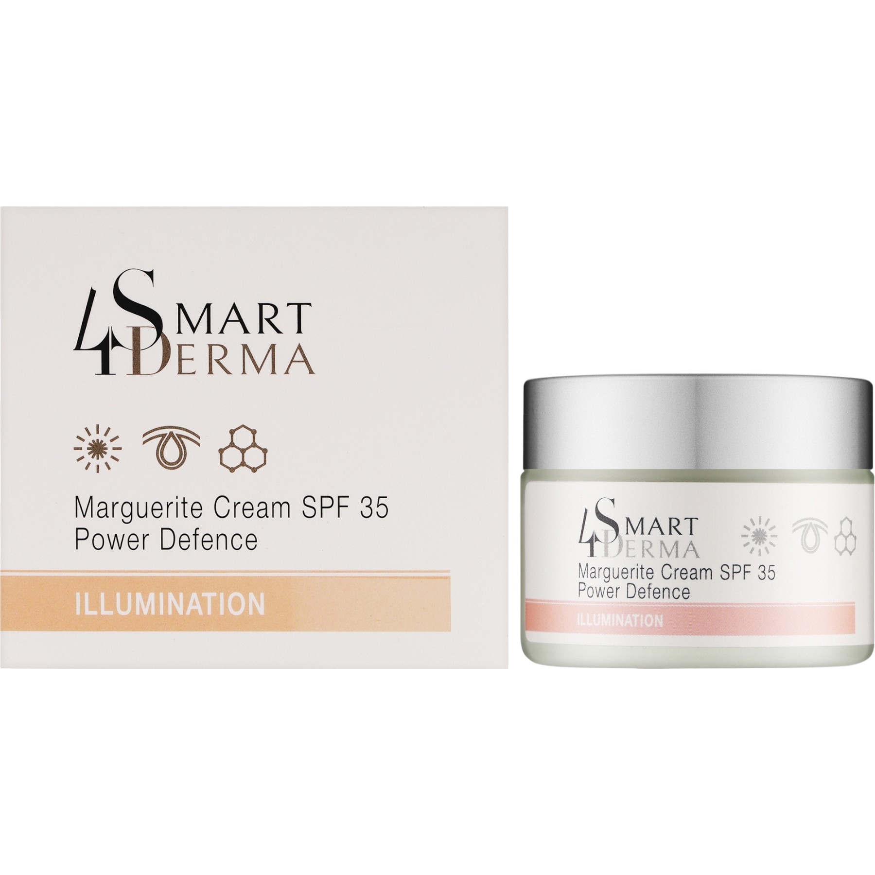 SMART4DERMA Marguerite Cream SPF 35 Power Defence – WELL.UA – Фото 2