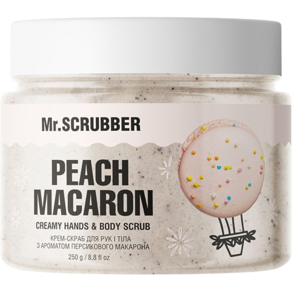 WELL.UA - Peach Macaron Creamy Hands & Body Scrub
