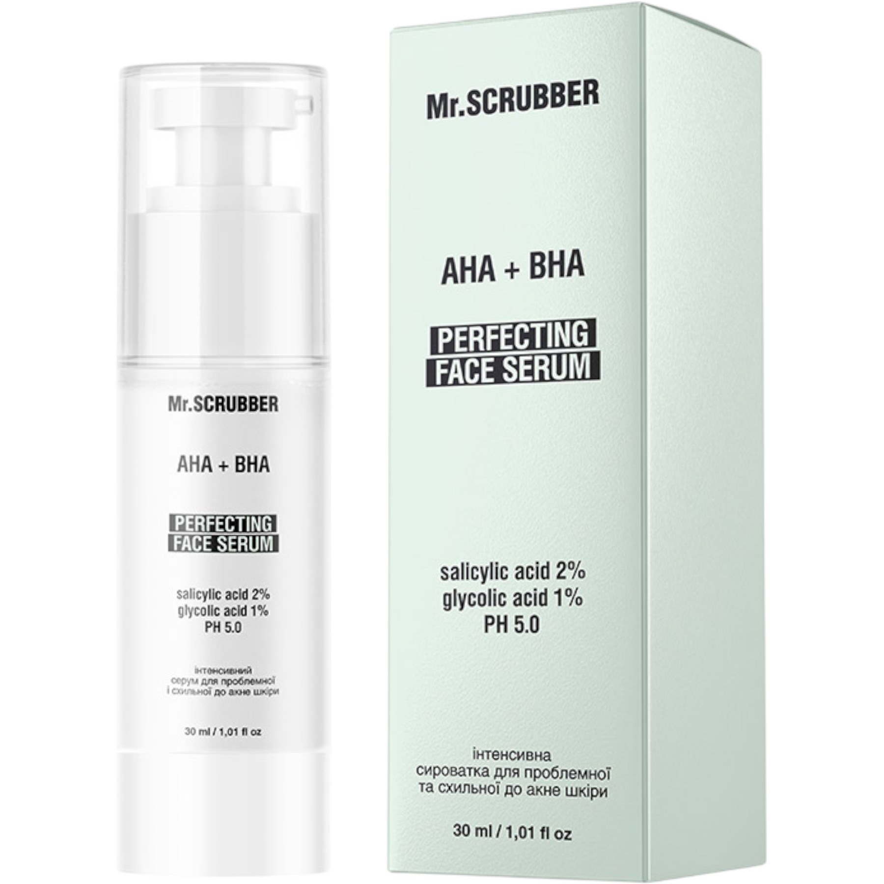 MR.SCRUBBER AHA + BHA Perfecting face serum – WELL.UA – Фото 2