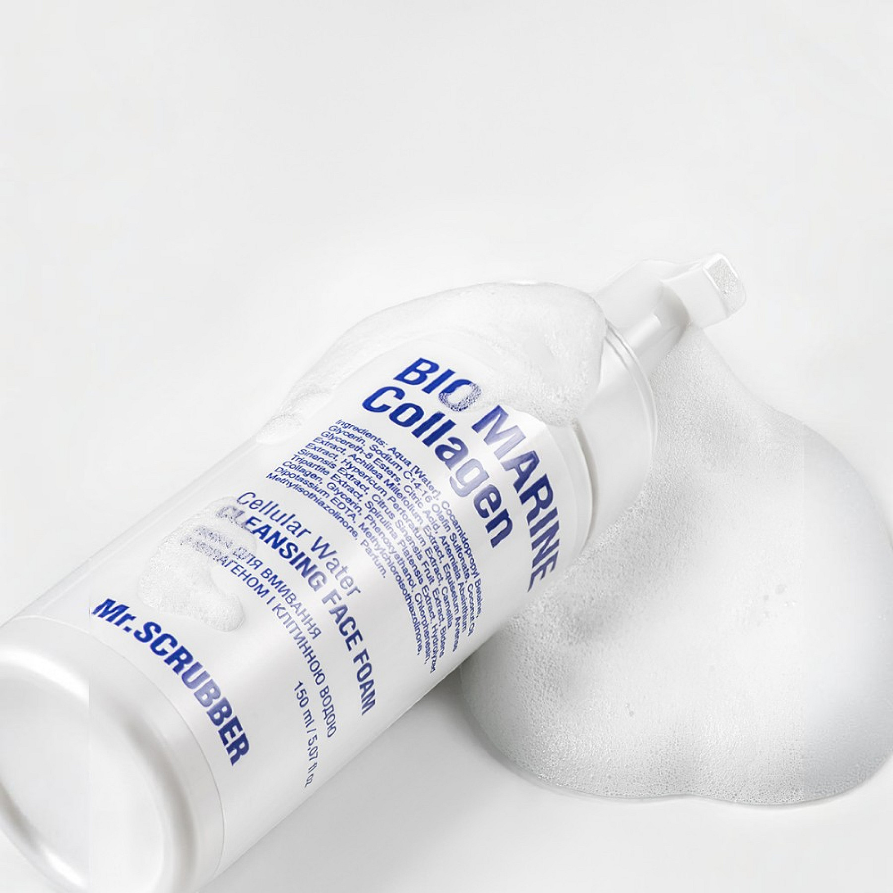 MR.SCRUBBER Bio Marine Collagen Cleansing face foam – WELL.UA – Фото 2