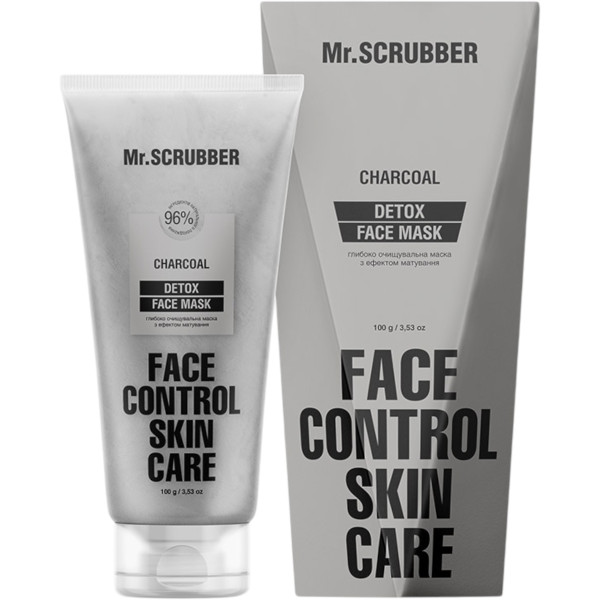 MR.SCRUBBER Charcoal detox face mask – WELL.UA – Фото 2