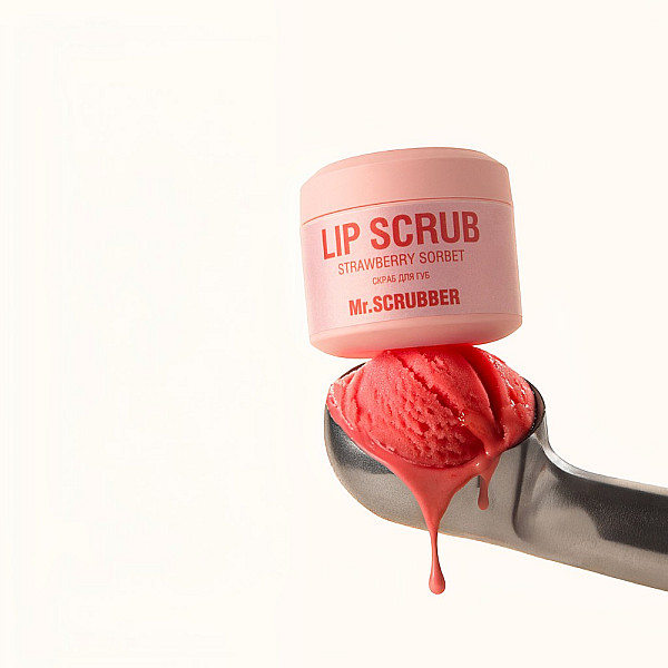 MR.SCRUBBER Lip Scrub Strawberry Sorbet – WELL.UA – Фото 2