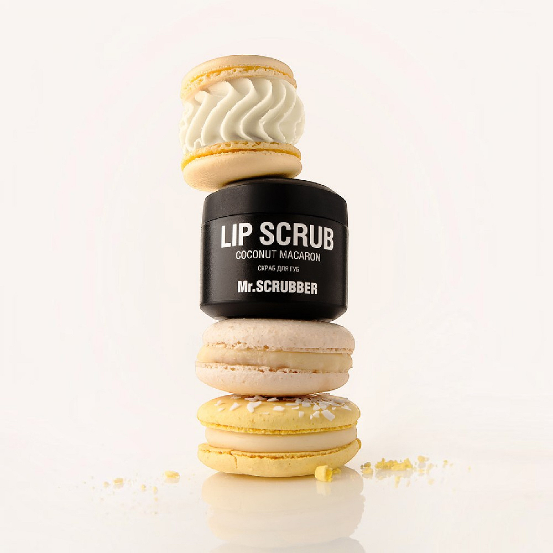 MR.SCRUBBER Lip Scrub Coconut Macaron – WELL.UA – Фото 2