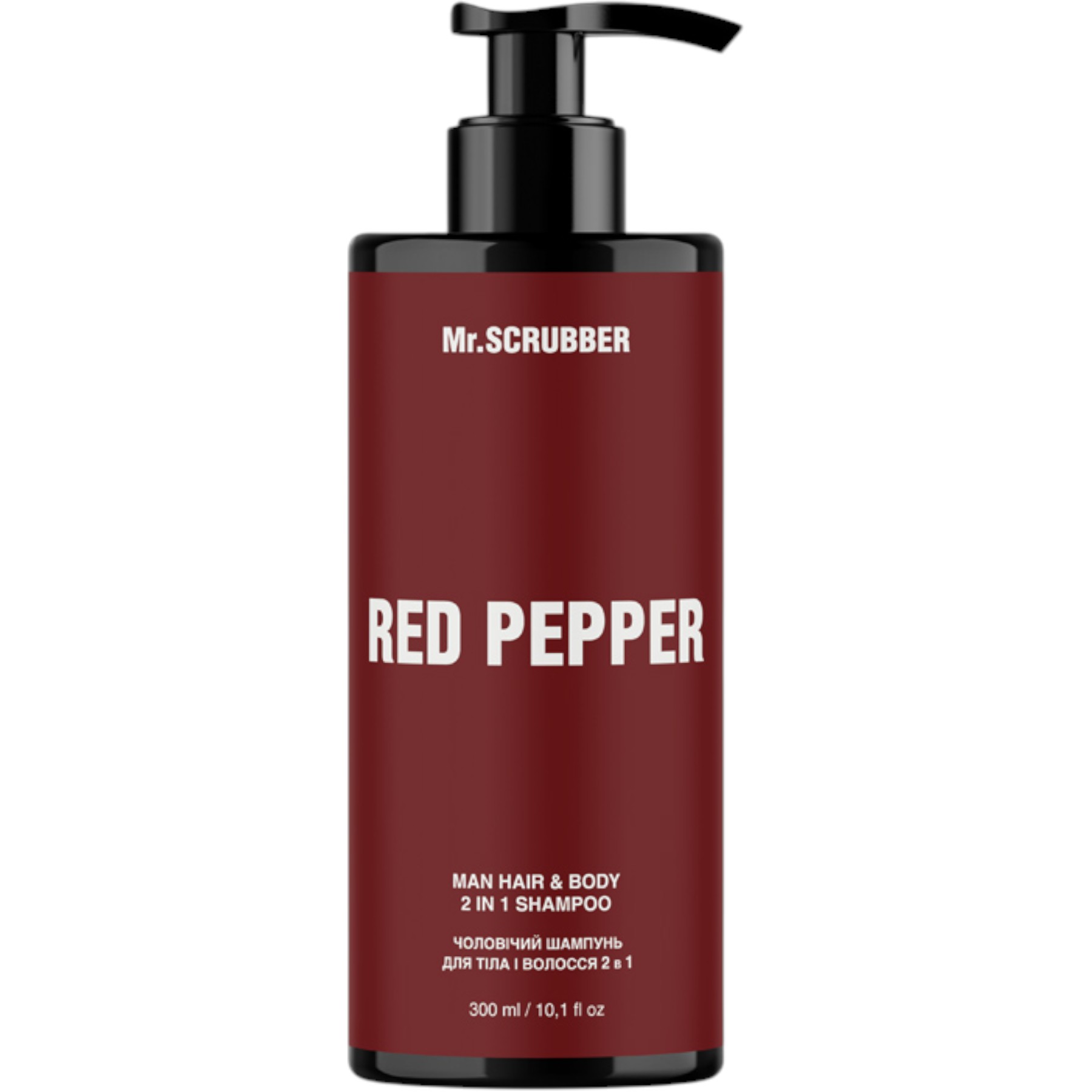 MR.SCRUBBER Red Pepper Man hair & body 2 in 1 shampoo – WELL.UA