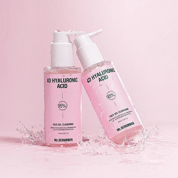 MR.SCRUBBER 4D Hyaluronic Acid Face gel cleansing – WELL.UA – Фото 2