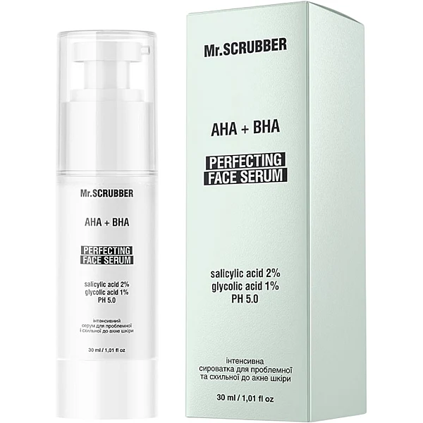 MR.SCRUBBER AHA + BHA Perfecting face serum – WELL.UA – Фото 2